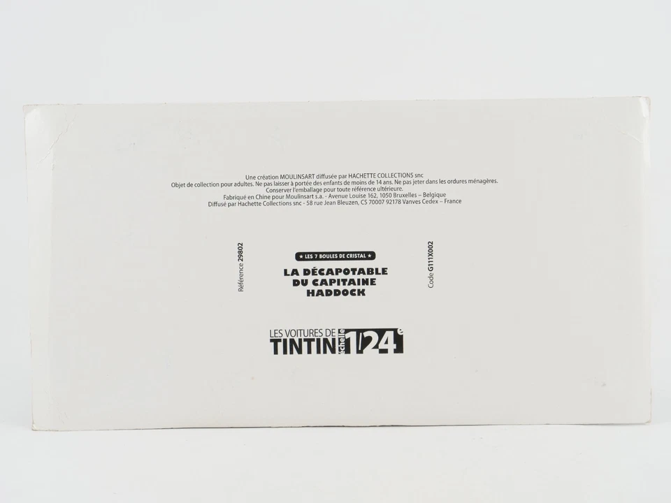 Le Auto Di Tintin 1/24 La Decappottabile Del Capitano Haddock - Immagine 3 di 4