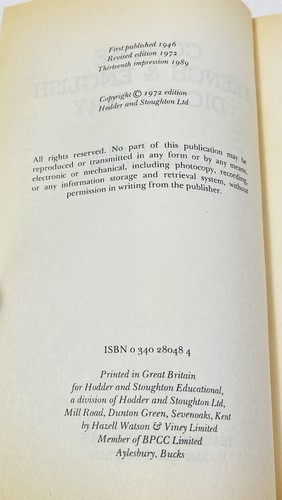 Concise French and English Dictionary Teach Yourself (Small Paperback, 1981) - Picture 7 of 11