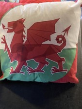 Set Of 2 Welsh dragon cushions
