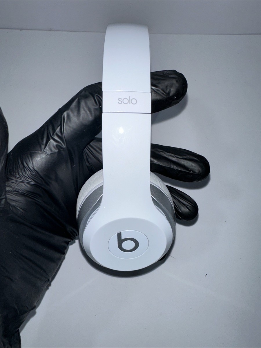 Beats by Dr. Dre Solo2 Over Ear Headphones Wired-White B0518 | eBay