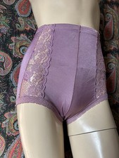 Vintage "Boutique" Canada Purple High Waist Brief Girdle XL