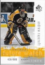 2000-01 SP Authentic ANDREW RAYCROFT Future Watch rookie card #94