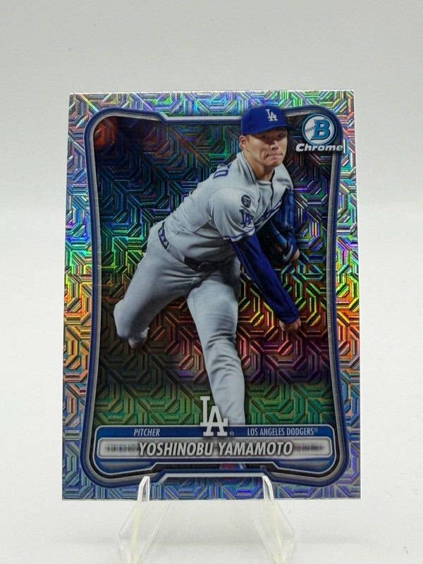 2026 Bowman Chrome - Yoshinobu Yamamoto Mojo Refractor - #2