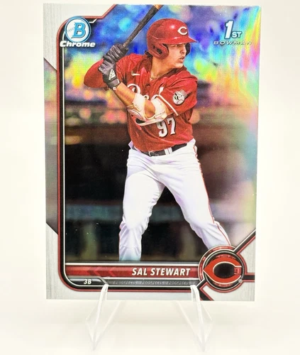 Sal Stewart 2022 Bowman Sal Stewart #BDC-122 Refractor
