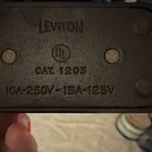 Leviton 1203 2-Outlet Brown Extension Cord, US Plug, Indoor, 15A 125V/10A 250V — photo 2