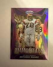 Panini 2025 Certified Anthony Munoz Immortals Mirror Red /99 IM-AMZ Bengals
