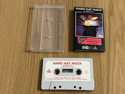 Ariolasoft Hard Hat Mack Vintage 1983 Commodore 64 Spiel - ️Retro Geschenkidee ️