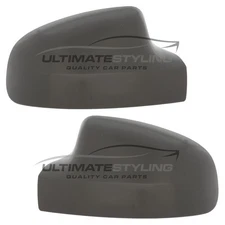Dacia Logan 2013-2021 Door Wing Mirror Cover Cap Case Primed Pair Left & Right