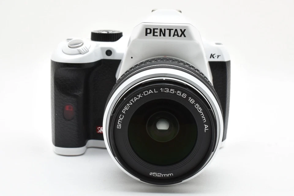 PENTAX K-r 12.4MP Digital SLR Kamera Weiß Körper W/18-55mm Kensington Set Aus - Bild 3 von 4