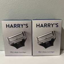 NEW Harry's Men's Razor Blades 4 Count -5 Blade Cartridges Refills 2 Packs