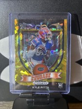 2021 Panini Prizm Draft Picks - Crusade Kyle Pitts #167 Gold Ice Prizm (RC)