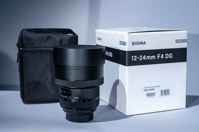 Sigma 12-24mm f4 DG HSM Art Objektiv für Nikon   BRANDNEU UNBENUTZT Open Box neuwertig