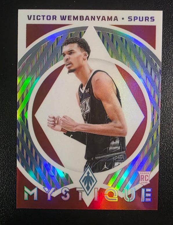 Victor Wembanyama 2023-24 Panini Phoenix #16 Mystique Red Prizm #/125 Rookie RC