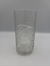 Santa Christmas Glass Cup Milk For Santa Princess House Vintage Made in USA
