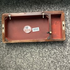 28K 3/4 Size 1929 Original Singer Sewing Machine Bentwood Case BASE , List 486