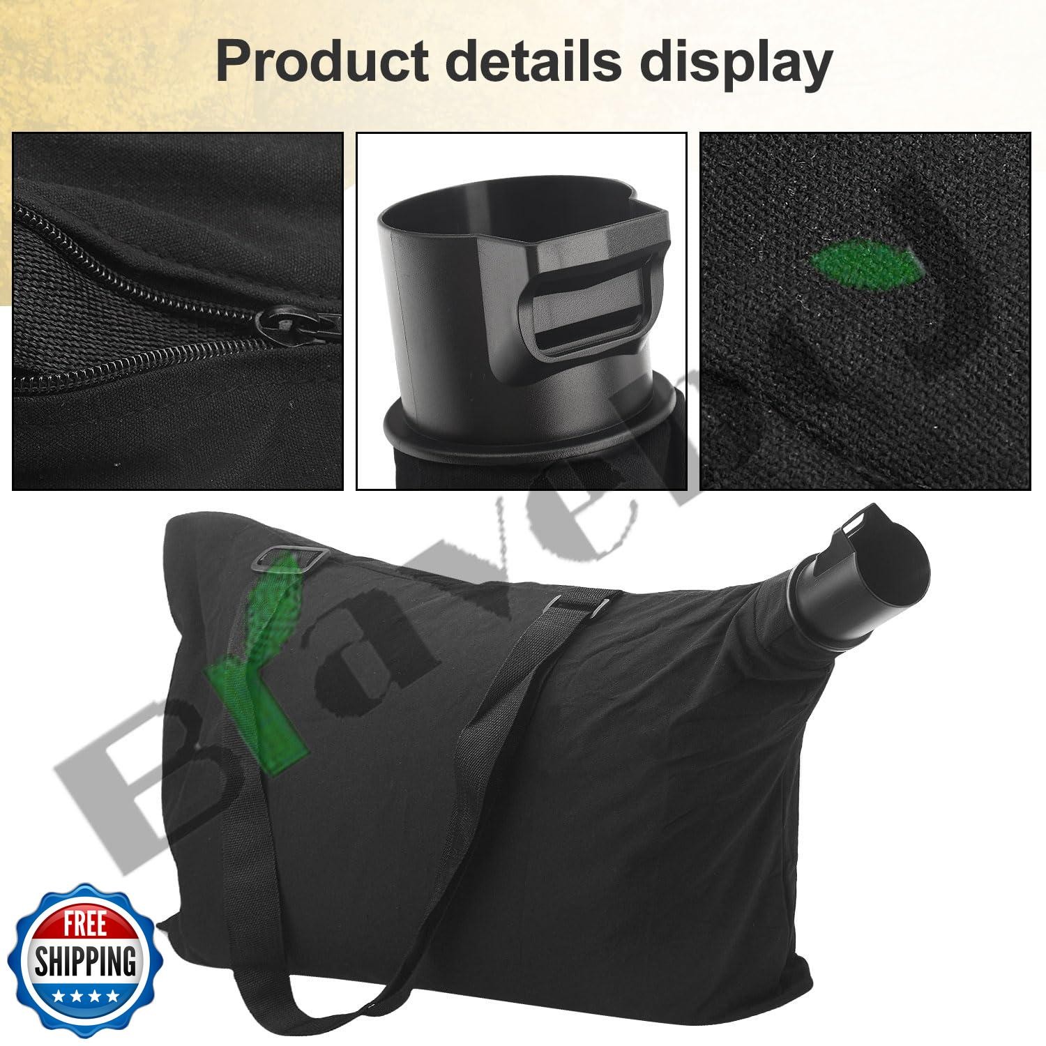 Braveboy 90560020-01 Leaf Blower Shoulder Bag, Compatible with Black and Deck
