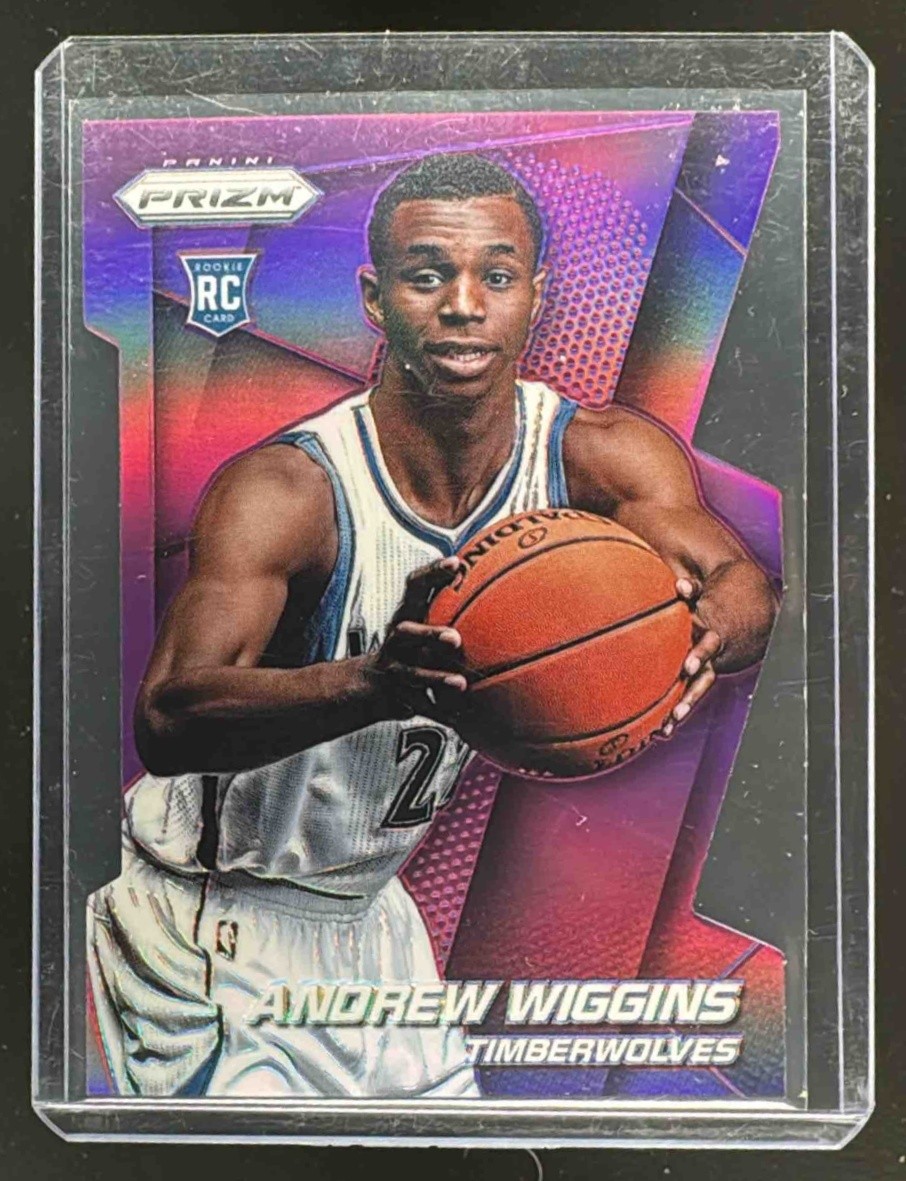 Andrew Wiggins 2014 Panini Prizm #251 Purple Die Cut RC /139