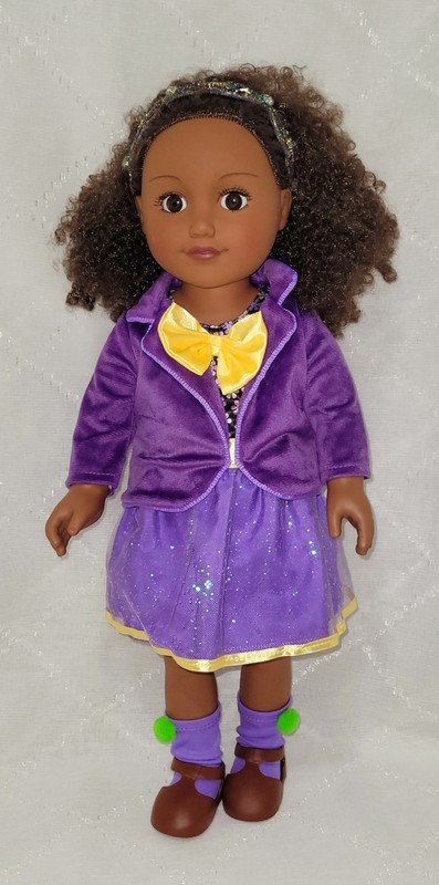 My Life As WILLY WONKA 18” Tall Posable Doll Brunette Curly Hair-Brown Eyes 