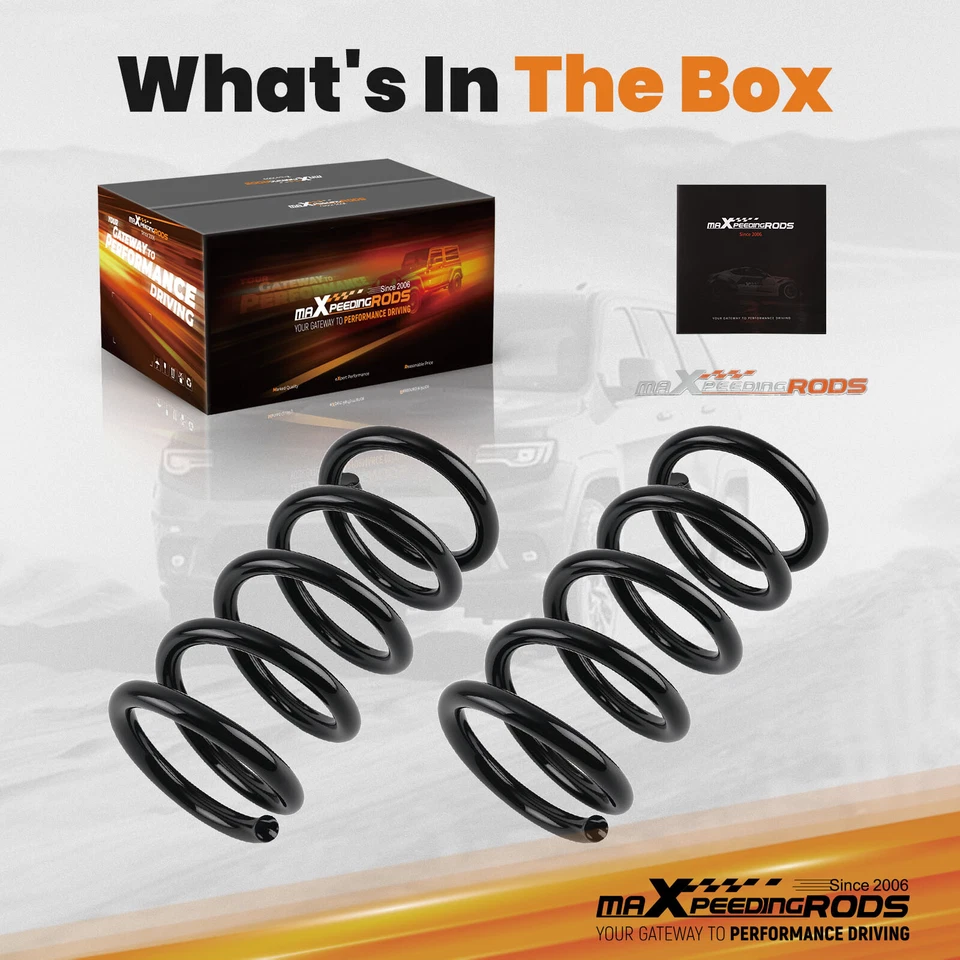 Передние 2-дюймовые опускающиеся пружины для GMC Chevrolet S10/S15/Blazer 2WD 1982-2005 стальные - Изображение 4 из 4