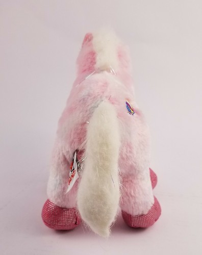 Webkinz Pink plush pony glitter in mane and tail 9" no tag mane trimmed - Picture 2 of 4