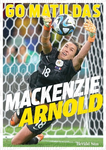 Framed 2023 Matildas FIFA Women's World Cup Poster Mackenzie Arnold 45cm x 32cm - Picture 2 of 4