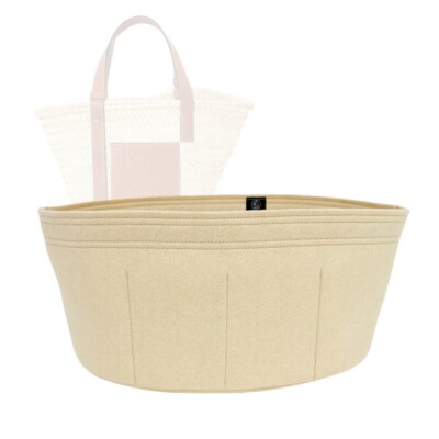 Bag Organizer for Loewe Medium Basket Bag in Raffia (Zoomoni/20 Colors/Premium)