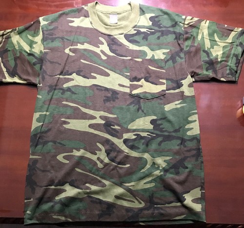 Vintage Camo T Shirt Ranger Medium Rn 