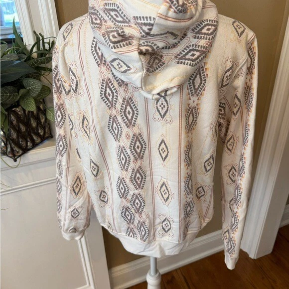 OFF WHITE Felpa donna Shyanne con cappuccio pullover sud ovest panna taglia media