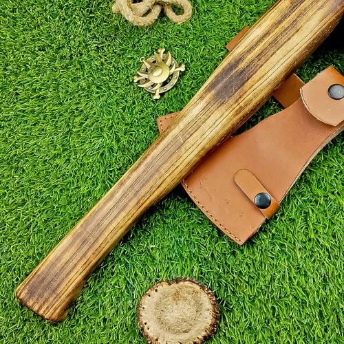 CUSTOM HAND FORGED Carbon Steel Viking VALHALLA Axe Tomahawk Throwing Axe IT-733 - Picture 5 of 10