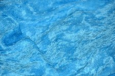 PANNE VELVET CRUSHED BACKDROP VELOUR STRETCH FABRIC 60" WIDE TURQUOIS BY YARD