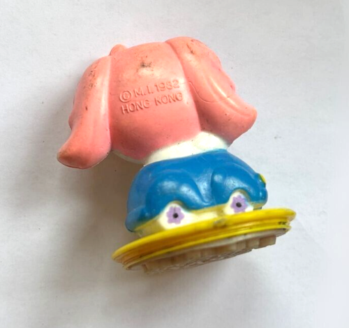 Timbro gomma Mattel Poochie 1982 vintage "You Drive Me Crazy" Hong Kong - Foto 3 di 4