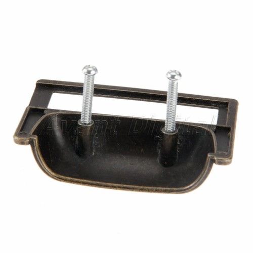 81*51mm Office Library Cabinet Drawer File Tag Frame Label Holder Pull Handle - Picture 9 of 12