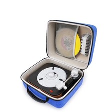 EVA Storage Case Fits for Fisher-Price Rockin Record Player Organizer Bag Blue