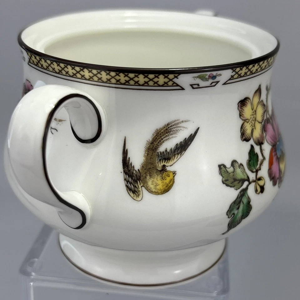 Wedgwood 骨瓷燕黄棕色糖碗无盖 - 英国制造 — 第 2/4 张图片