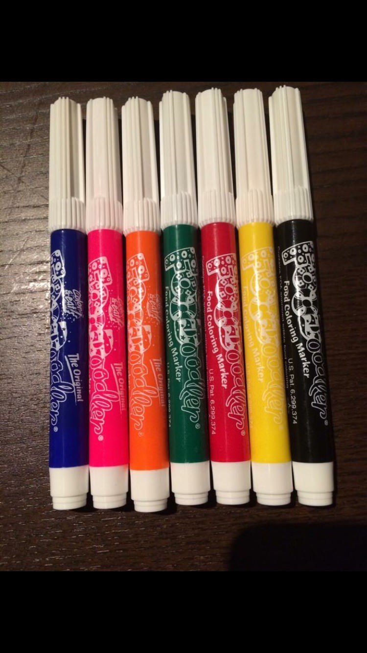 FDA Approved Edible Markers Original FooDoodler Food Colouring Marker