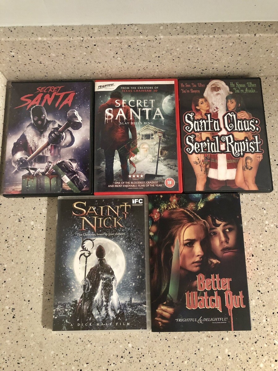 Christmas Horror Lot Secret Santa 2015 DVD Secret Santa 2017 Saint Nick Better Christmas Horror Lot Secret Santa 2015 DVD Secret Santa 2017 Saint Nick Better