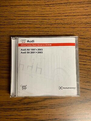 Audi A8 S8 Official Repair Manual on CD | eBay