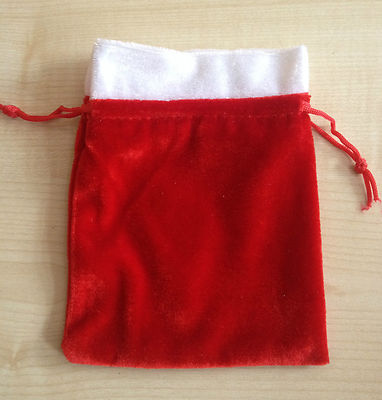 small felt drawstring bags