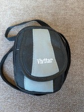Vivitar Compact Digital Camera Case Gray/Black with Carrying Strap