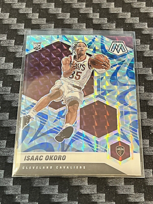 Isaac Okoro Rookie 2020-21 Mosaic Blue Reactive Prizm #212 ($1