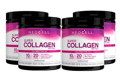 NEOCELL Super Collagen Peptides Powder (7/ 25 ) - 7 Oz Set of 4