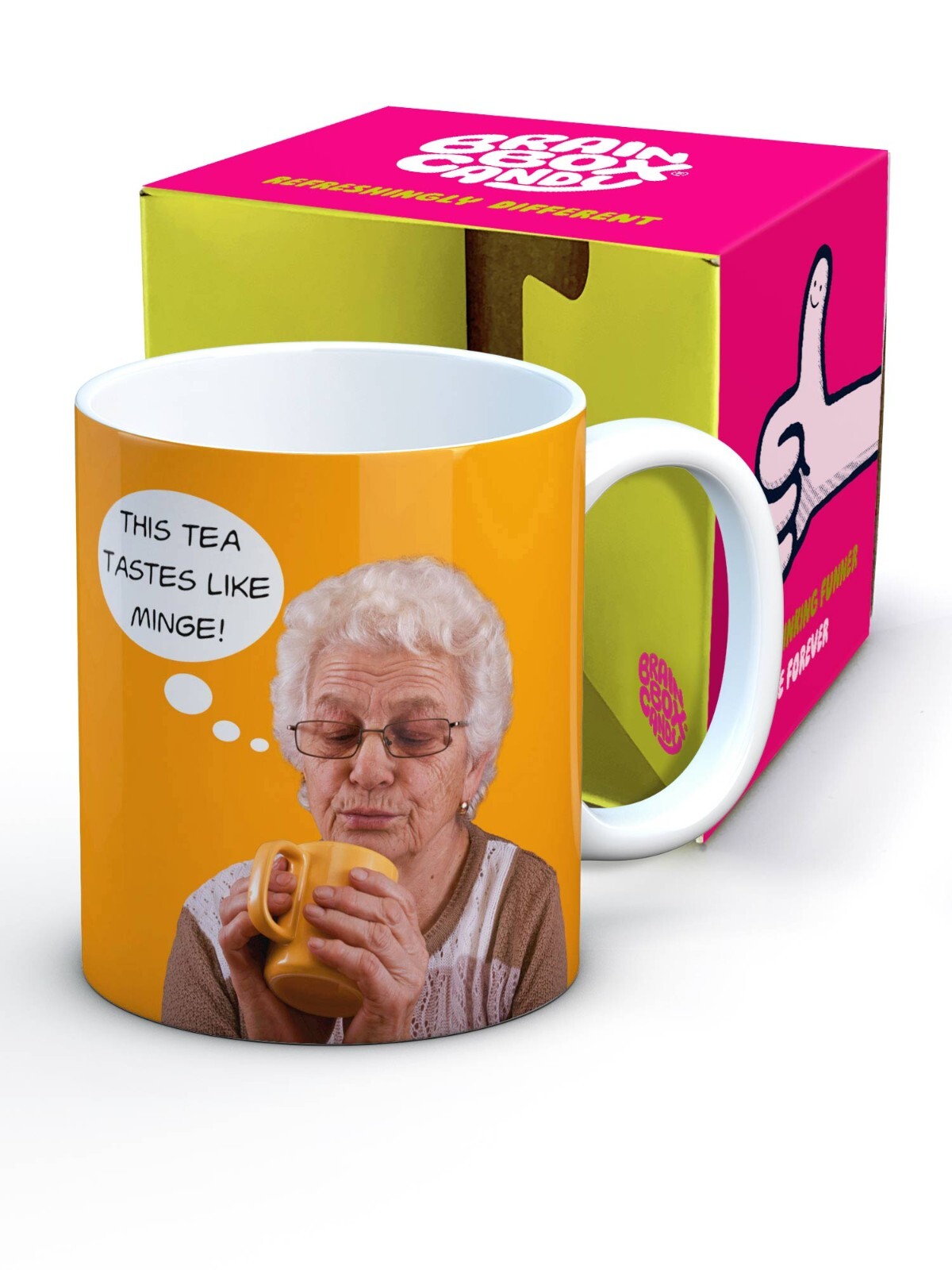Brainbox Candy rude funny novelty minge mug birthday gift present coffee tea cup