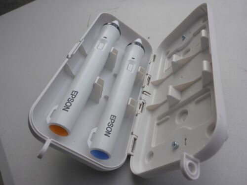 AUS SELLER Epson Easy Interactive Pen ELPPN04 (Set of 2), in Orange and Blue - Picture 6 of 6