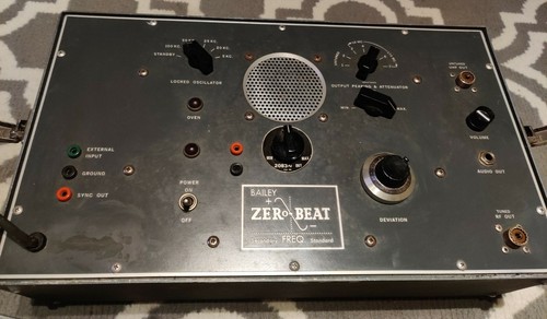 VINTAGE Eltec Labs BAILEY ZEROBEAT Secondary Frequency Standard Ham radio 1960s