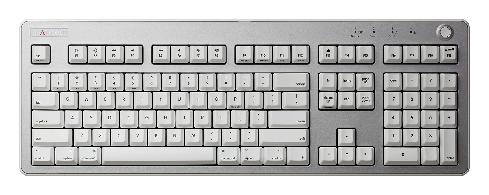 REALFORCE Real Force Topre R3 Keyboard Mac Layout Quiet Hybrid Model ...