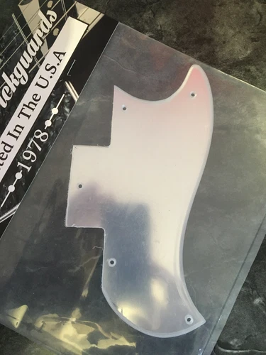60's-80's Gibson SG Standard Pickguard Long Gap Chrome Mirror Acrylic Made In US
