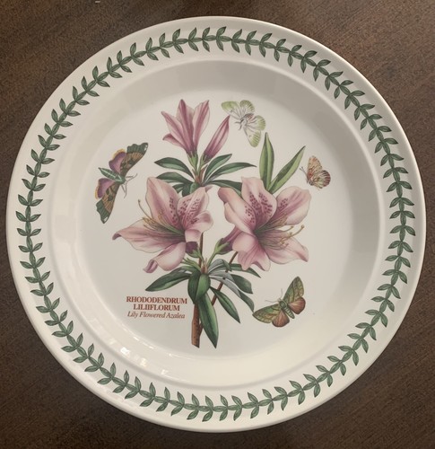 PORTMEIRION The Botanic Garden “Lily Flowered Azalea” Dinner Plate 10.5” England