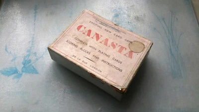 Vintage Canasta with Cards, Scoring Blocks & Instructions - Image 1 of 4