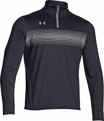Under Armour Men's Qualifier Novelty 1/4 Zip Pullover BLACK SIZE- S