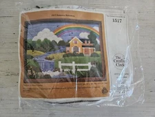 Creative Circle Longstitch Crewel kit, Summer Rainbow #1517, 12"x16" New